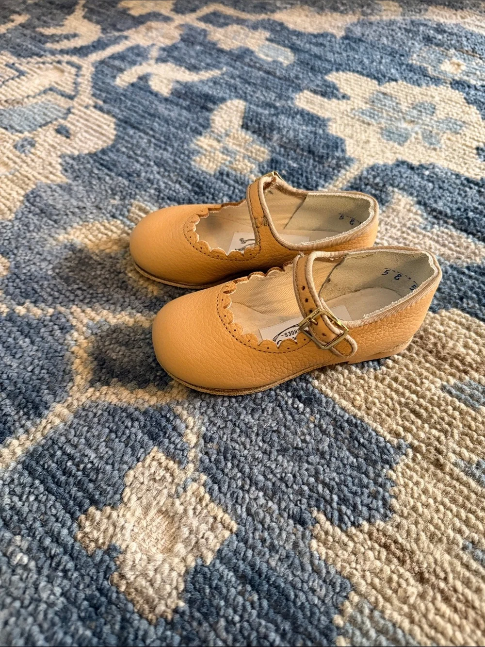 NEW ✨ Zimmerman Shoes - Scallop Mary Jane in Camel - Toddler 5